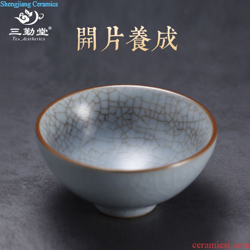The three frequently your kiln stone gourd ladle pot of jingdezhen kung fu tea set single pot of catch a pot of little teapot ceramic S24001 side handle