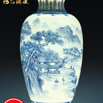 Jingdezhen ceramics archaize heavy pastel ears flower vases, table decorations garlic furnishing articles