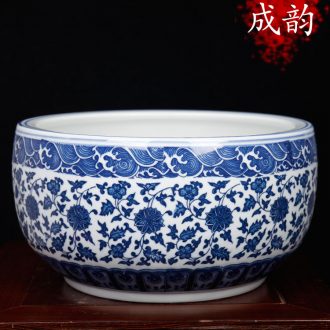 China jingdezhen ceramics table red place vases, flower arranging new Chinese vase sitting room TV ark