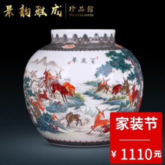 Jingdezhen ceramics hand-painted scenery porcelain furnishing articles furnishing articles decorative hanging dish crafts porcelain Zhang Bingxiang
