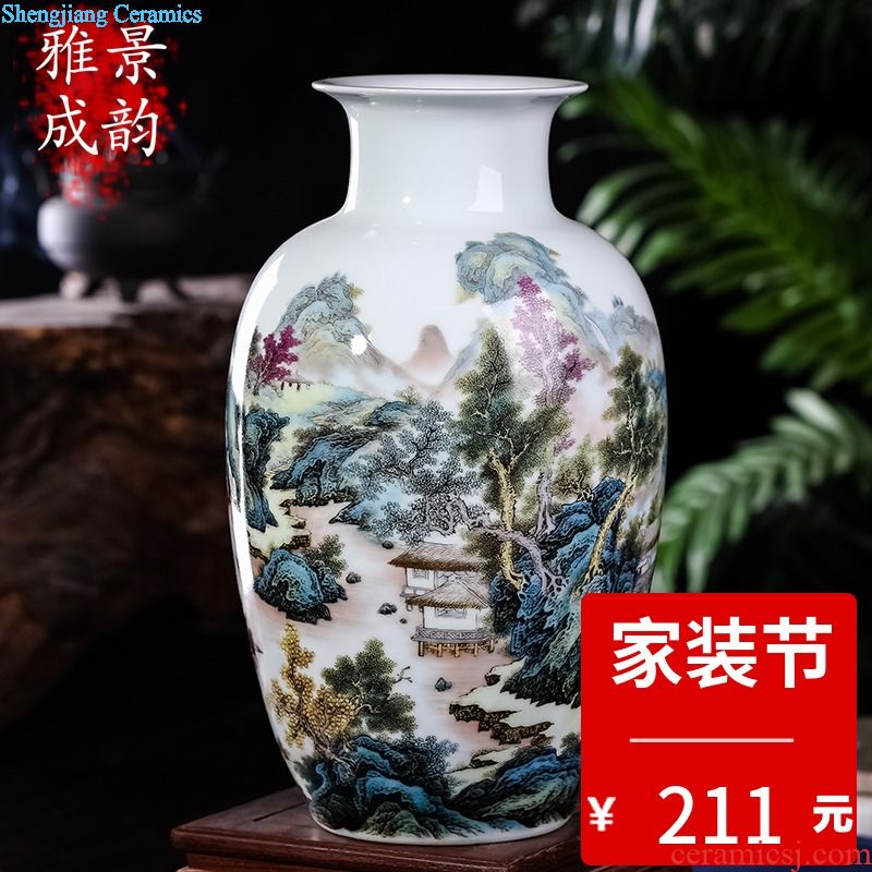 Jingdezhen ceramic contemporary and contracted household vase the sitting room porch place home decoration arts and crafts porcelain restoring ancient ways