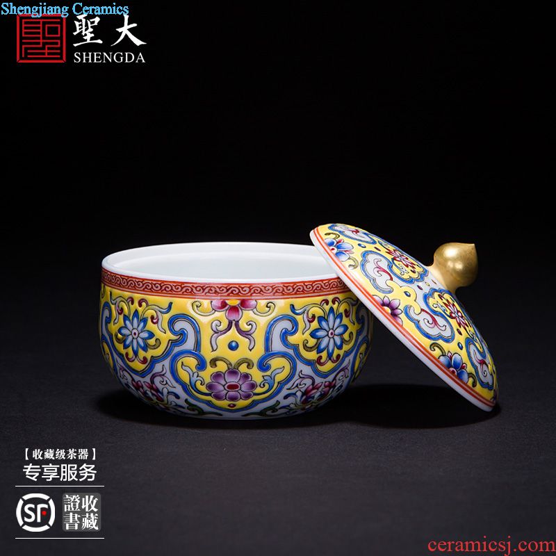 St teacups hand-painted porcelain of the eight big ceramic kung fu mountain man thought figure single cup sample tea cup of jingdezhen tea service