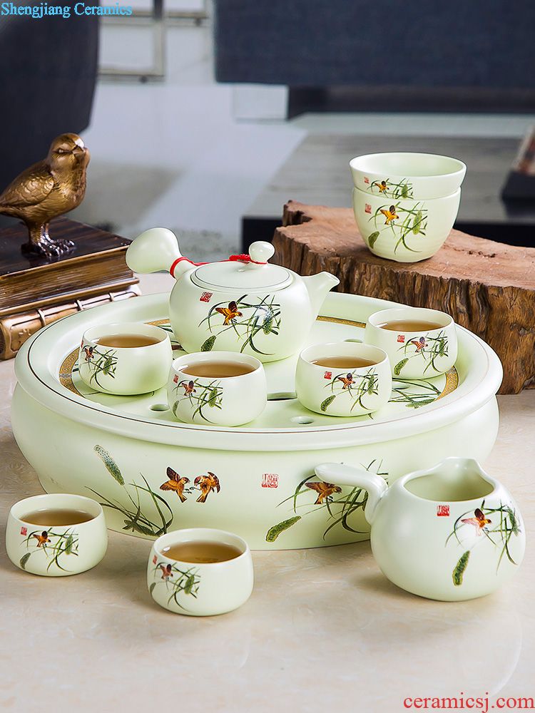 Dishes suit household jingdezhen european-style bone porcelain tableware chopsticks ceramic bowl, dish plate Korean combination