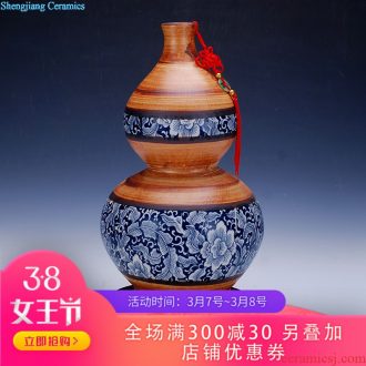 421 jingdezhen ceramic vase Creative hand-carved glaze porcelain Household adornment furnishing articles