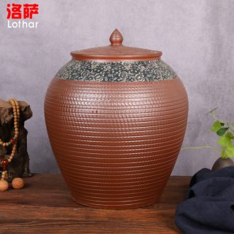 Jingdezhen painting and calligraphy tortoise cylinder tank base fixed scroll cylinder base wood base high wood base