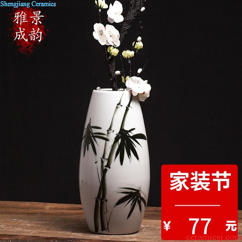 Jingdezhen ceramic large suit archaize classical writing brush washer home decoration room sitting room place basin