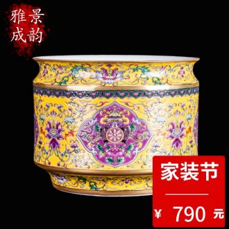 Jingdezhen ceramic hand-painted vases of new Chinese style household decorative furnishing articles sitting room porch crafts porcelain decoration