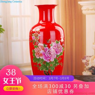 35 cm furnishing articles 373 jingdezhen ceramics decorating household decoration of Chinese style TV ark plate of the sitting room porch