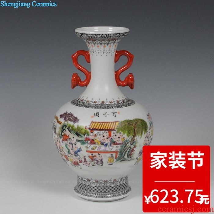 Jingdezhen ceramics office furnishing articles manually after cologne vase sitting room home decoration decoration vase