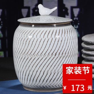 Jingdezhen ceramics modern fashion crafts antique Chinese style living room home furnishing articles decorative vase mesa