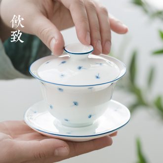 Drink to fair dehua white porcelain cup and a cup of tea ware ceramic cups points small fair 200 ml cups of tea sets tea sea