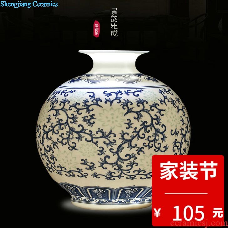 Sitting room place jingdezhen ceramics play with household decoration style of the ancients "ssangyong" Buddha incense incense