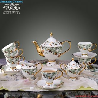 Ceramic bone China tea set suit American afternoon tea tea cup coffee mug cup luxury home wedding gifts