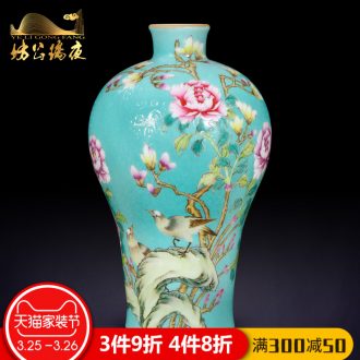 Jingdezhen ceramics furnishing articles lotus pond autumn hang dish by dish plate sitting room of Chinese style household adornment ornament