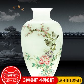 Jingdezhen ceramics furnishing articles hand-painted figure hydroponic vase at the sitting room of Chinese style household flower arranging decorative arts and crafts