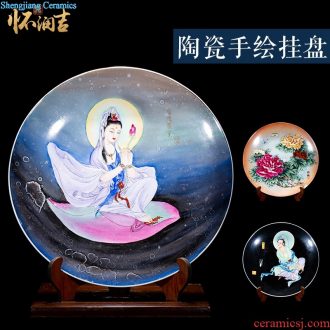 Package mail jingdezhen blue and white bamboo ceramic floret bottle of flower implement hand-painted freehand brushwork in traditional Chinese painting flowers home sitting room adornment is placed