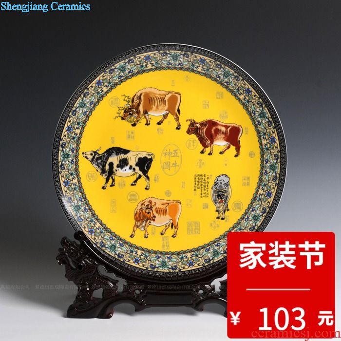 Jingdezhen ceramic POTS awake pu 'er tea pot, moistureproof box household seal storage tank