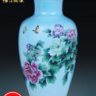 Furnishing articles Qiu Songxia hand-painted porcelain of jingdezhen ceramics FenShui fruits hang dish home sitting room adornment ornament