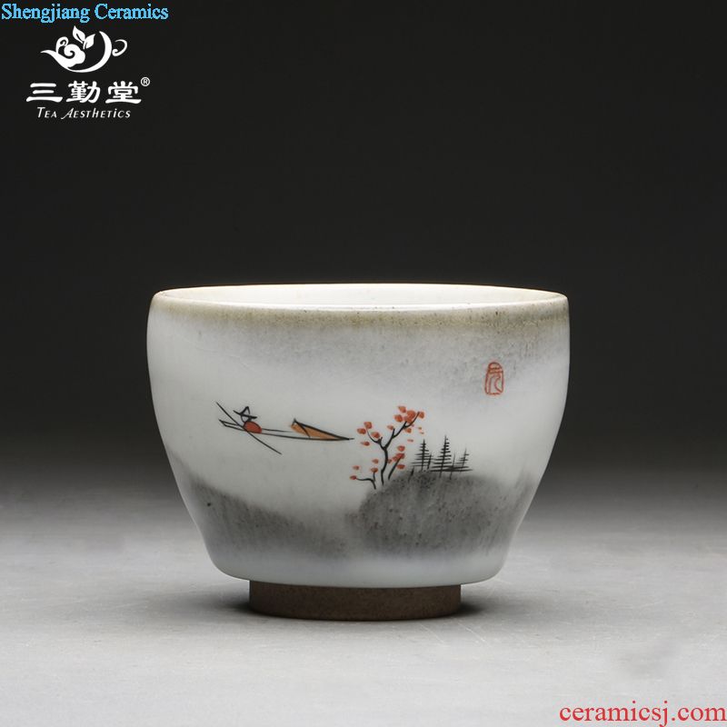 Three frequently hall tea pot seal pot Ceramic POTS of jingdezhen ceramic kiln pu-erh tea storage tanks S51088