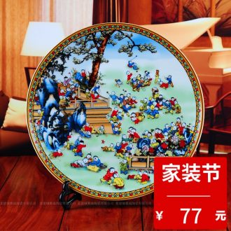 Jingdezhen ceramics vase wedding gift a new three-piece sitting room desktop wine modern decorative furnishing articles