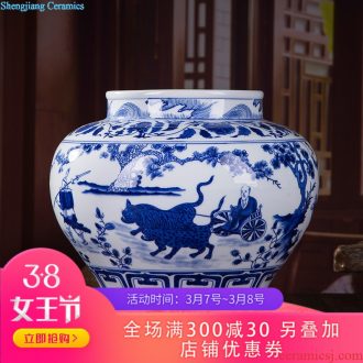285 large. The sitting room the bedroom adornment Jingdezhen ceramic vase China red peony festival wedding gifts