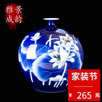 Jingdezhen ceramic elephant vases, flower arranging new classical Chinese style restoring ancient ways furnishing articles hydroponic crafts vase the living room