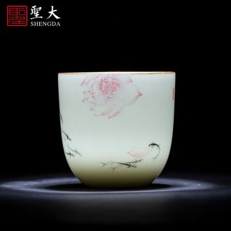 St the view of three just tureen hand-painted ceramic famille rose mountain play bubble bowl is all hand jingdezhen kung fu tea set