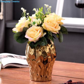 Contemporary and contracted vases, flower arrangement sitting room place TV ark desktop creative household ceramics decoration decoration