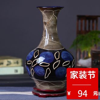 Jingdezhen ceramic vase furnishing articles furnishing articles sitting room flower arranging office high contemporary and contracted style decoration