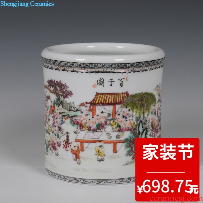 Jingdezhen ceramics hand-painted the ancient philosophers figure hat to bowl bowl cups Wang Rongjuan modern fashion household decoration