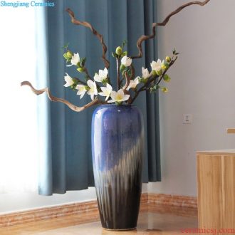 Jingdezhen porcelain contemporary and contracted style of large vases, the sitting room porch decoration furnishing articles example room decoration