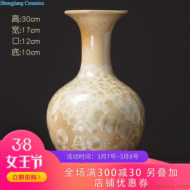 Chrysanthemum patterns all around 322 floret bottle of jingdezhen ceramics flower home sitting room mesa adornment furnishing articles