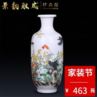 Jingdezhen ceramics hand-painted master of the sitting room porch vase contracted and contemporary and fashionable home furnishing articles ornaments