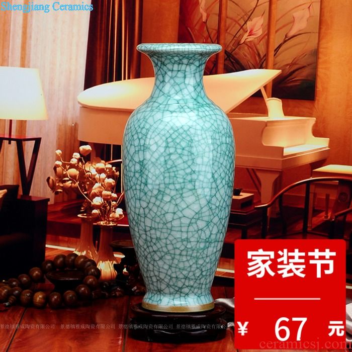 Jingdezhen ceramics modern furnishing articles furnishing articles porcelain decorations hanging dish plate household of Chinese style plate