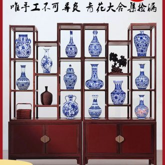 Jingdezhen ceramics vases, flower arranging archaize sitting room of Chinese style household adornment large porch rich ancient frame furnishing articles