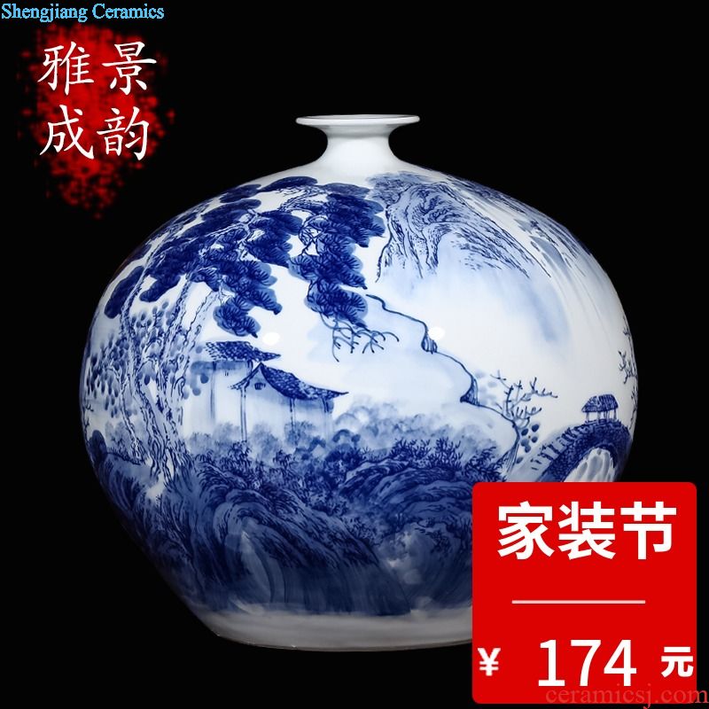 Jingdezhen ceramics porcelain stool teahouse tea house furnishing articles household adornment tea drum stool ornaments