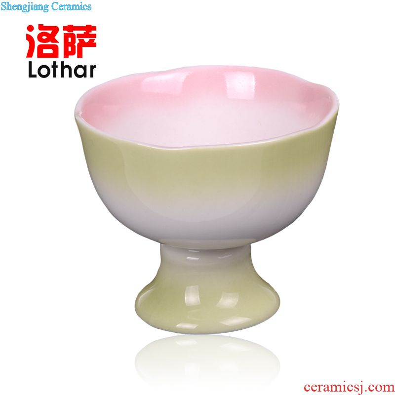 Lothar jingdezhen ceramic aquarium Modern hand-painted a goldfish bowl bowl lotus basin to furnishing articles goldfish bowl lotus the tortoise