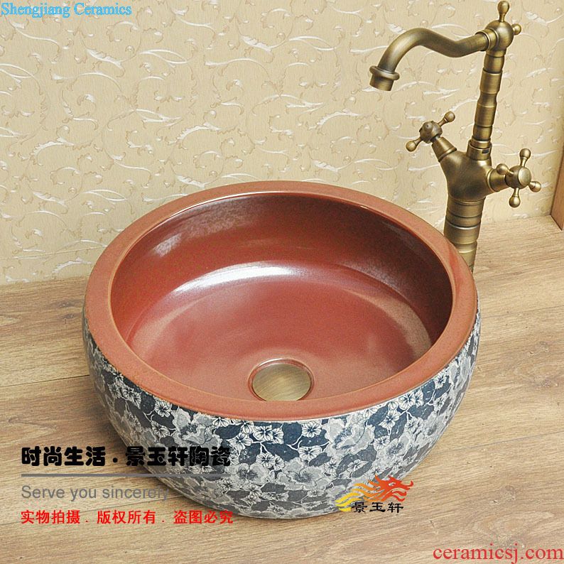 JingYuXuan ceramic lavatory basin stage art basin sink luxury joaquin grapes sanitary and much money