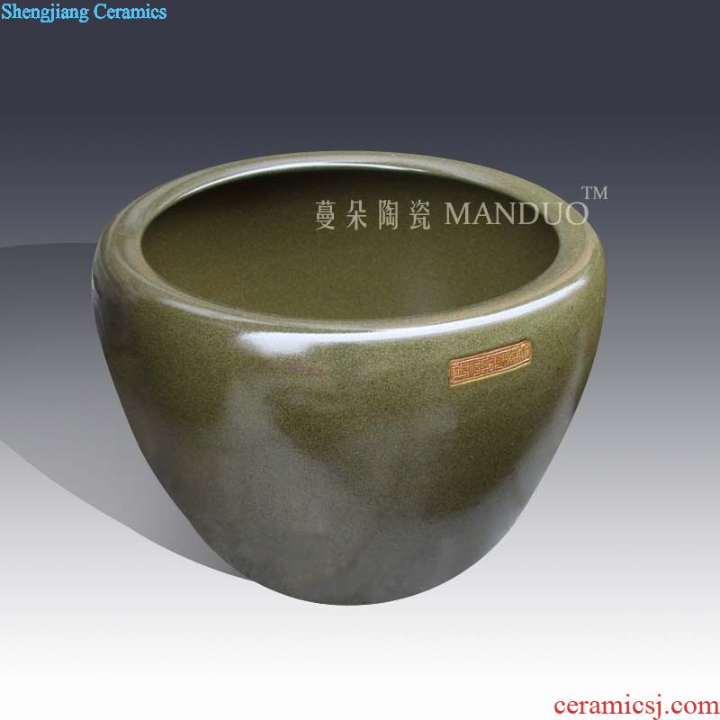30 cm scales in jingdezhen kiln crystalline glaze art porcelain porcelain art furnishing articles crystalline glaze