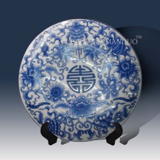 Blue and white culture personality ashtray classical blue-and-white porcelain ashtrays porcelain ashtrays fashion and personality