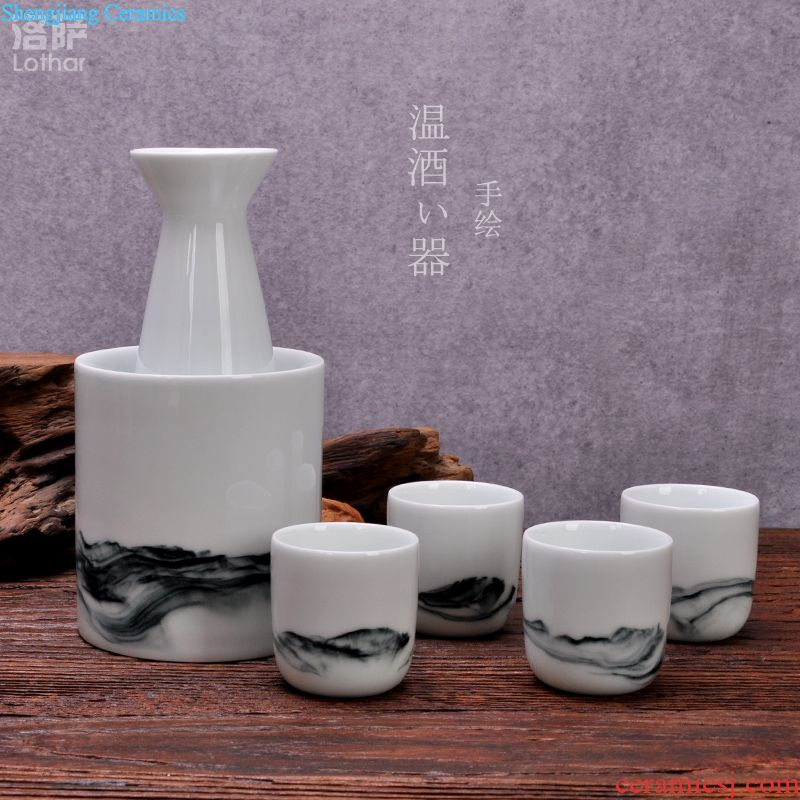 100 kg/120 catties Jingdezhen ceramic jars It bubble jars Brew cylinder bubble bottle mouth jars