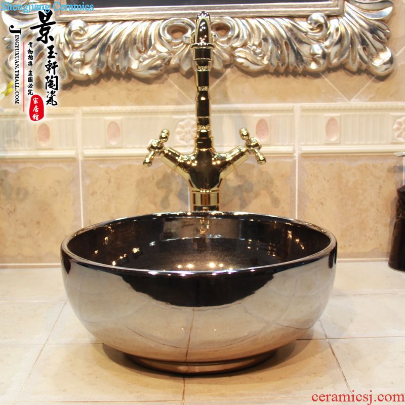 JingYuXuan jingdezhen ceramic art basin stage basin sinks the sink basin basin jump straight knife