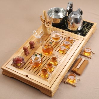 Is Yang automatic tea set lazy household creativity besides prevent hot vintage of a complete set of ceramic tea