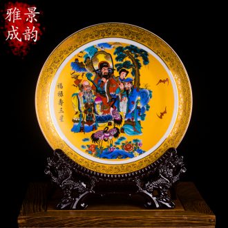 Jingdezhen ceramic large lotus tea pot tea cake tea pot moistureproof hand-painted home household restoring ancient ways