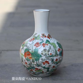 Jingdezhen ceramic aquarium high-grade culture vats lotus lotus goldfish high-grade porcelain culture vats