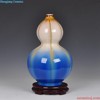 Jingdezhen ceramics vase hand-painted thin bamboo fetal porcelain Chinese style household act the role ofing is tasted the sitting room porch TV ark furnishing articles