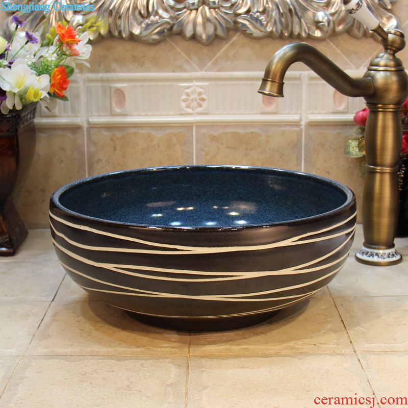 jingdezhen JingYuXuan variable jump cut blue and white Conjoined mop pool basin mop mop mop pool