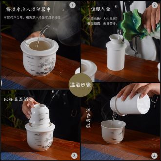 Jingdezhen ceramic jar 10 jins 20 50 kg how it bottles household hip archaize liquor bubble jars