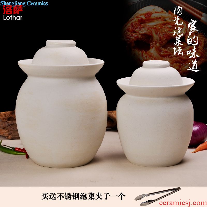 Ceramic jars retro bottle wine pot bubble bottle 20 jins 30 jins of 50 kg 100 jins jars make it casks