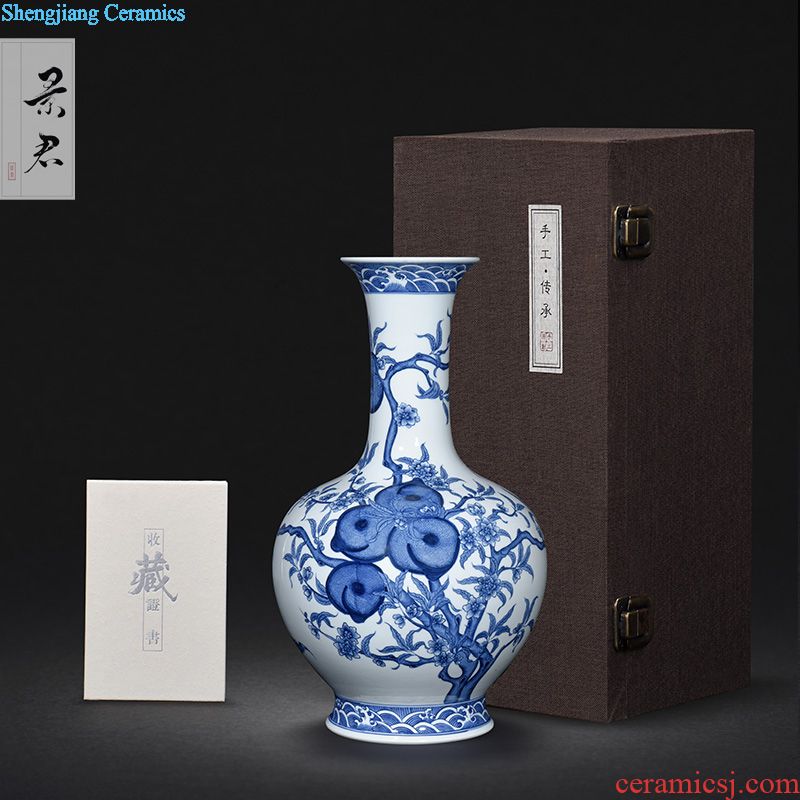 JingJun Jingdezhen ceramics Hand painted blue and white Sample tea cup kung fu tea cups